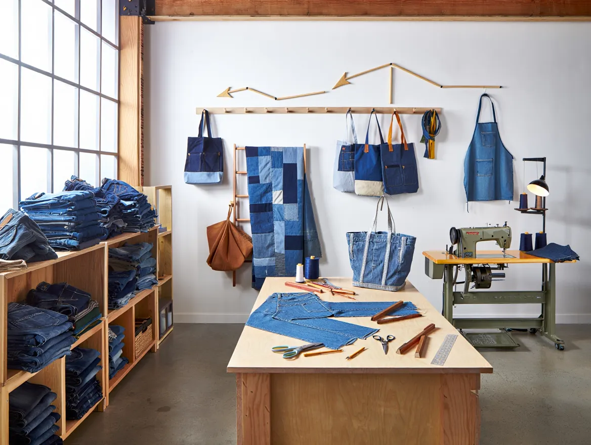 Denim transformation studio visualization