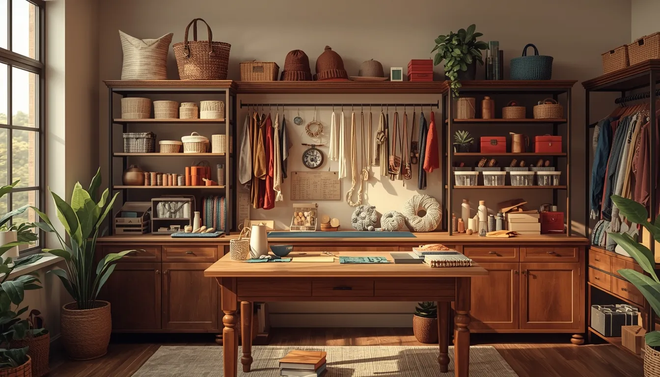 Accessory customization workspace layout